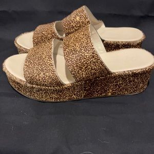 Animal print platform from local boutique
